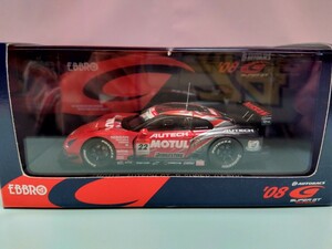 EBBROエブロ44043 1/43 2008年 スーパーGT MOTUL AUTECH GT-R(No.22) S-GT 日産ニッサンNISSAN モチュールオーテックニスモ ミニカー