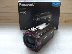 Panasonic デジタル4K ビデオカメラ■HC-VX980M ブラウン 外観美品 【訳あり品】