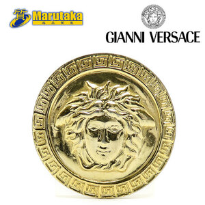 送料無料 ジャンニ ヴェルサーチ メデューサ ブローチ GP アンティーク ヴィンテージ GIANNI VERSACE ヴェルサーチェ 逸品質屋 丸高