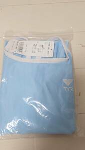 TYR パイピング肩紐　競泳タイプ　スクール水着　スカイブルー？　XO 新品 GWNM-14MSI KM-22