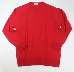 新品 John Smedley ジョンスメドレー 最高級メリノウール 　Sサイズ CONTOUR RED