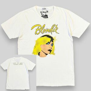 希少！ ヒステリックグラマー × ブロンディ HYSTERIC GLAMOUR Blondie コラボ 両面 プリント Tシャツ L 白 木村拓哉 キムタク ヒスガール