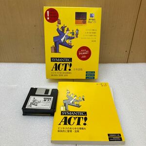 HY1739 for Mac Symantec　ACT コンタクトマネージャー　現状品　0523