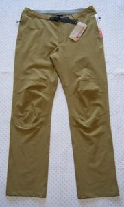 マーモット　Marmot　TREKKING STRETCH PANTS　トレッキング用高機能ベルト付きパンツ　薄茶系　W 66～72㌢／L 72㌢　撥水/ストレッチ機能