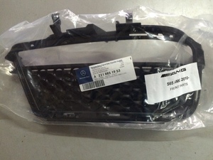 未使用 MERCEDES BENZ S AMG S65メルセデスベンツ純正グリルフロントバンパー A2218851953 GENUINE PROTECTIVE GRILLE FRONT LEFT左側 LH