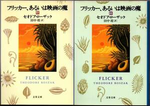 107* フリッカー、あるいは映画の魔 上下巻セット セオドア・ローザック 文春文庫 ヤケあり
