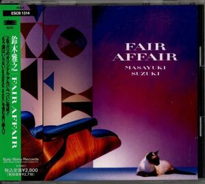 帯付CD★鈴木雅之／FAIR AFFAIR