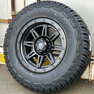 新品 ハイラックスピックアップ FJクルーザー H3 タイヤホイールセット 4本 YOKOHAMA GEOLANDAR X-AT G016 265/65R17 265/70R17 285/70R17