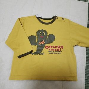 70cm ベビー Ｔシャツ 山吹色!?