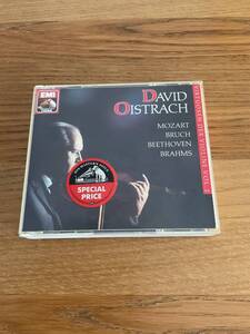 4CD EMI ANGEL 初期西独盤 MOZART/BRUCH/BEETHOVEN/BRAHMS - VIRTUOSEN DER VIOLINE ダヴィッド・オイストラフ