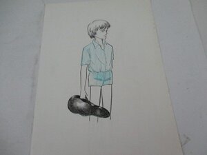 直筆画・作者不明・横19㎝縦２7㎝位