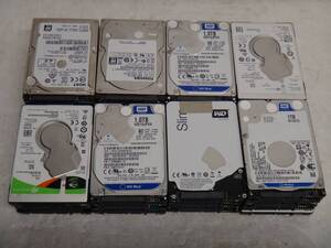 2.5インチ HDD 1TB 40個セット Western digital,Toshiba,Seagate...動作品