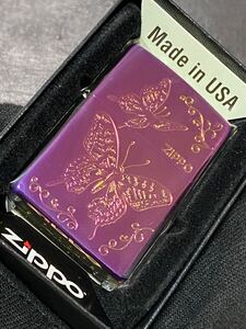 zippo バタフライ レインボー 蝶 特殊加工 希少モデル 2023年製 