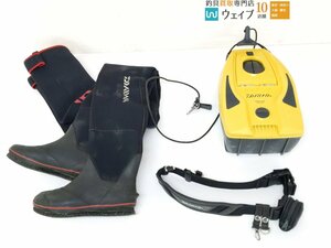 ダイワ 友舟 GX-560W・ ダイワ スリムウェーダー DSW4200 鮎タイツ・鮎ベルト 計3点 鮎釣り用品セット