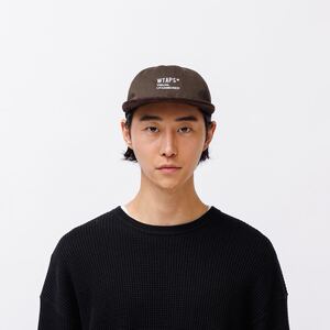 希少★新品本物【茶】T-6H 02 CAP COTTON CORDUROY CTPL TWILL コーデュロイ ツイル ハイクラウン 正規品 ダブルタップス 入手困難WTAPS