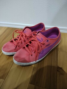 美品★PUMA　プーマ　スニーカー　ピンク・パープルカラー　24.5