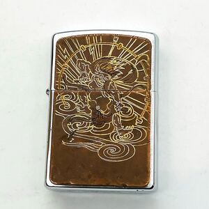 ZIPPO 雷神 雷様 和柄 ジッポー ジッポ ライター オイルライター 中古