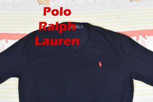 ポロ ラルフローレン セーター 紺 13732c Ralph Lauren