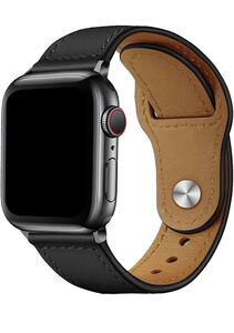 アップルウォッチ バンド レザー Apple Watch バンド本革 apple watchバンド42/44/45/49mm 男女兼用　限定黒