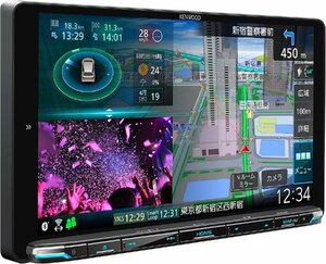 ケンウッド MDV-M910HDL 9インチカーナビ ワイヤレスミラーリング 地図更新1年無料 ハイレゾ対応 フルセグ地デジ Bluetooth CD DVD USB SD