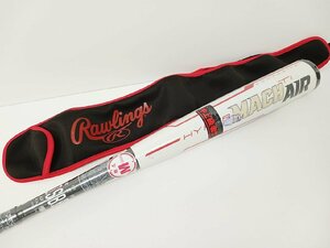 [10A-69-004-2] 野球バット Rawlings ローリングス HYPER MACH AIR BROHYMAI 84cm 軟式用 ケース付き 未使用