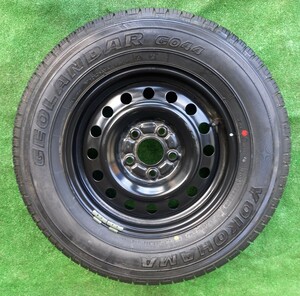 ☆品番N6439 日産 PCD114.3 5穴車用 スペアタイヤ 応急用タイヤ テンパータイヤ 215/70R15 ハブ径66 タイヤ外径約680ミリ １本