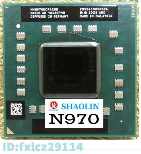 Xe1227: AMD Phenom II クアッドコア モバイル N970 2.2 GHz クアッドコア クアッドスレッド CPU プロセッサ HMN970DCR42GM ソケット S1