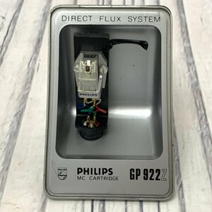 s001 A3.3 PHILIPS フィリップス GP922 レコード針 針カバー 付き MCカートリッジ ケース付き 中古