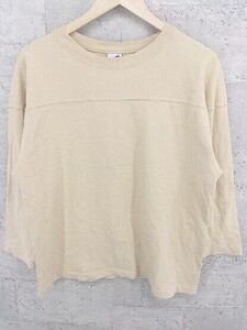 ◇ BEAUTY&YOUTH UNITED ARROWS ビューティアンドユース THE HEAVY 10oz 長袖 Tシャツ カットソー M キャメル系 #