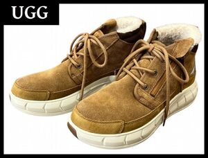 送無 美品 UGG アグ 21AW Westsider Neumel Weather ウエストサイダー ニューメル ウェザー 防水 スエード レザー ブーツ スニーカー 25.5