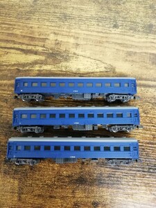 g_t D270　Nゲージ　鉄道模型　トミックス　国鉄オハ35系客車　青色　まとめ売り　TOMIX　中古