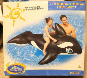 2010年製造　INTEX シャチ　クジラ　フロート　空気ビニール 匿名配送 未使用