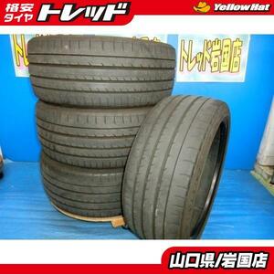 送料無料 中古 ヨコハマ アドバン スポーツ V105 225/40R18 88W 4本 IS コンバーチブル ヤリス Aクラス BMW V4 3シリーズ Cクラス