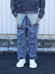 ハーフミリタリーデニムパンツ Military Denim Pants メゾンミハラヤスヒロ