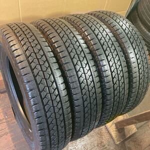 良品! スタッドレス 155/80R14 LT 4本／88/86N／BS VL1 8分上〜9分上 送料込19000円〜 S4048-12