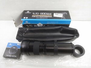 ♪Lightdow 望遠レンズ 420-800mm F/8.3-16 ニコン対応 おまけ付き♪USED品