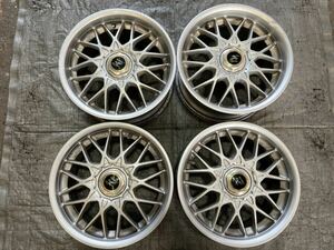 絶版！レイズ 製Sebring HuhrerRacing/17×7.5j+45/8.5j+45/5穴4穴114.3/4本セット 深リム 極太 当時物 VIP