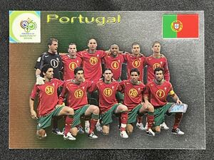 サッカーカード トレーディングカード PANINI FIFA WORLD CUP GERMANY 2006 クリスチャーノ・ロナウド / ワールドカップ 初出場 集合写真