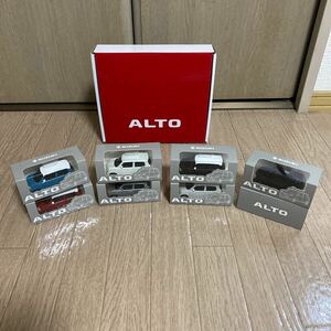 【未使用品】ノベルティ★スズキ新型アルト★プルバックカー 7台セット非売品