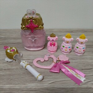 ◎Go!プリンセスプリキュア★おもちゃ まとめて セット プリンセスパフューム クリスタルプリンセスロッド ドレスアップキー グッズ