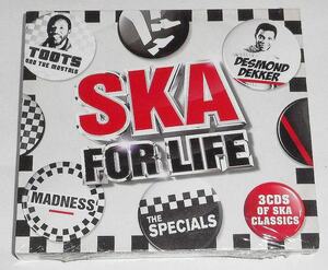 未開封◎2019年UK盤『Ska for Life：VA』英国スカの全盛期から40年を記念した3枚組ベスト!60年代ルーツ曲から70年代ネオスカ曲までの57曲!