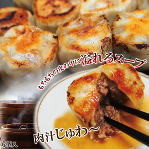 スープ溢れる焼き小籠包冷凍6個入り【中華】【点心】【生煎包】【しょうろんぽう】