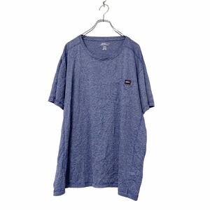 Dickies ロゴ 無地 Tシャツ 3XL ブルー ディッキーズ ビッグサイズ ストリート ワーク 胸ポケット 古着卸 アメリカ仕入 a507-6567