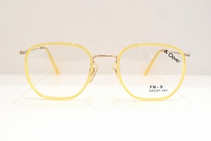Clover クローバー（YN-9 col.2）メガネフレーム新品めがね眼鏡サングラスクラシックヴィンテージ琥珀色