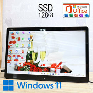 ★超美品 高性能7世代i3！SSD128GB★Q738/SE Core i3-7130U Webカメラ Win11 MS Office 中古品 ノートPC★P72131