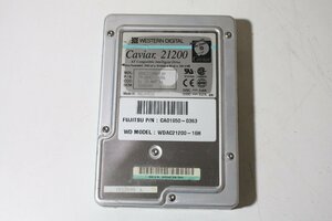 PT92【中古】 WESTERN DIGITAL　Caviar 21200 WDC AC21200H 1.2 GB IDE接続　