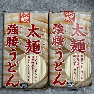 さぬきシセイ 讃岐 太麺 強腰うどん 600g×2袋セット