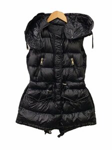 MONCLER◆ダウンベスト/0/ナイロン/BLK/BEAUMESNIL/ブラック