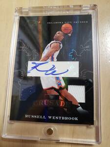 超レア 25枚限定 SP サイン 2011 -12 Panini Crusade RUSSELL WESTBROOK Auto (#/25) / ラッセル ウエストブルック Autograph NBA JORDAN