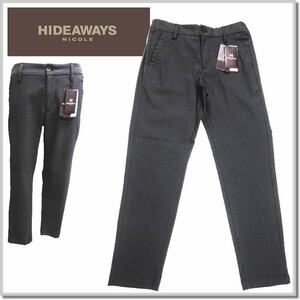 ハイダウエイ HIDEAWAYS NICOLE ハニカムドビーストレッチパンツ 3165-5104-49(BLACK)-46(M) スラックス